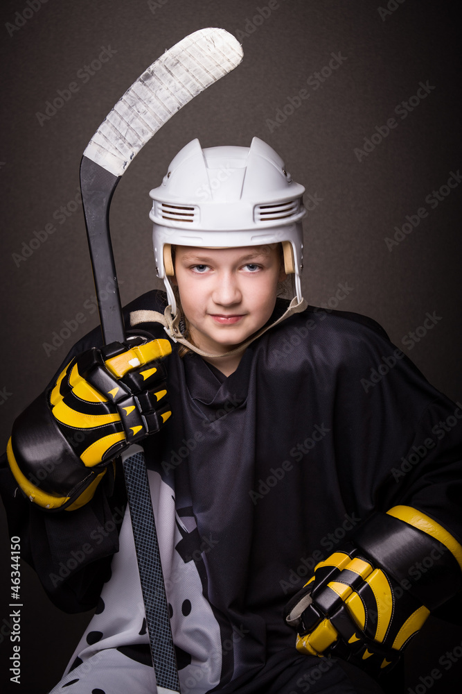 Fototapeta premium hockey girl