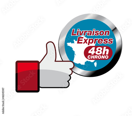 Icône livraison express en France