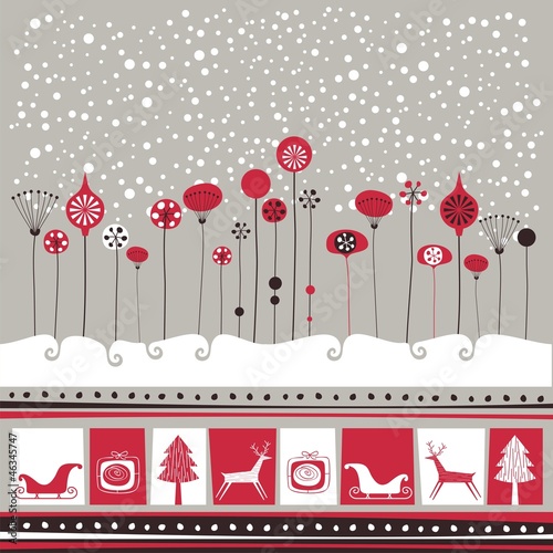 Decorative Winter Background