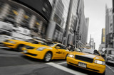 Taxis couleur sélective - New York, USA