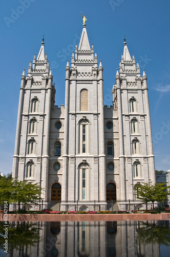 Le Temple mormon, Temple Square, Salt lake City, USA © Delphotostock