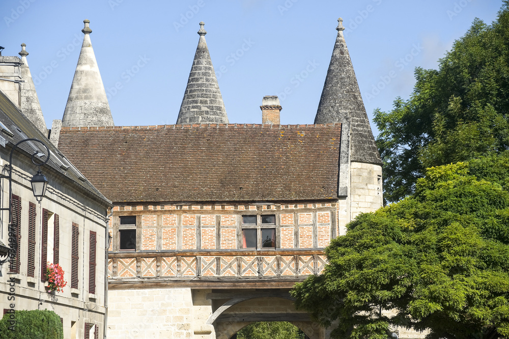Medieval village of Longpont (Picardie)