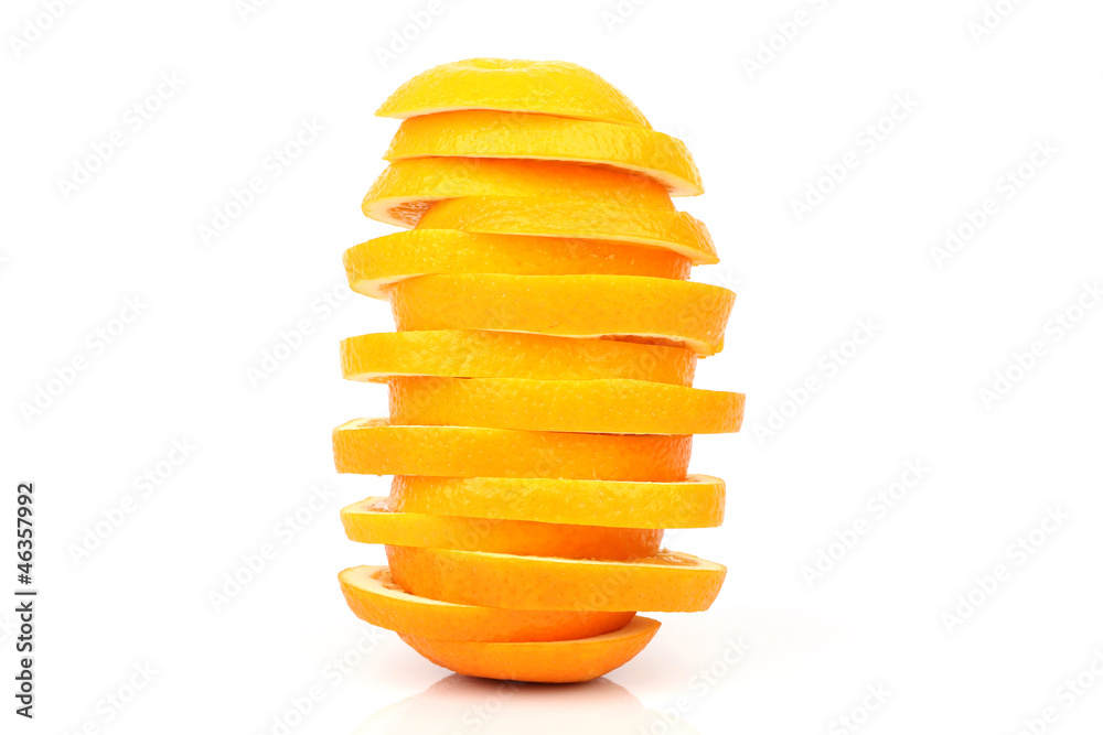 slices of orange slices of orange