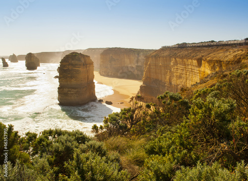The Twelve Apostles, famous landmark along the Great Ocean Road, Australia