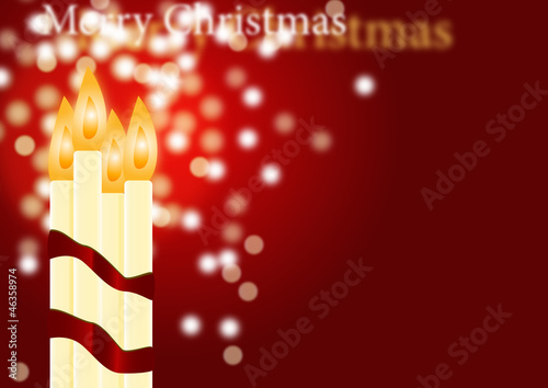 Candele di Natale vector