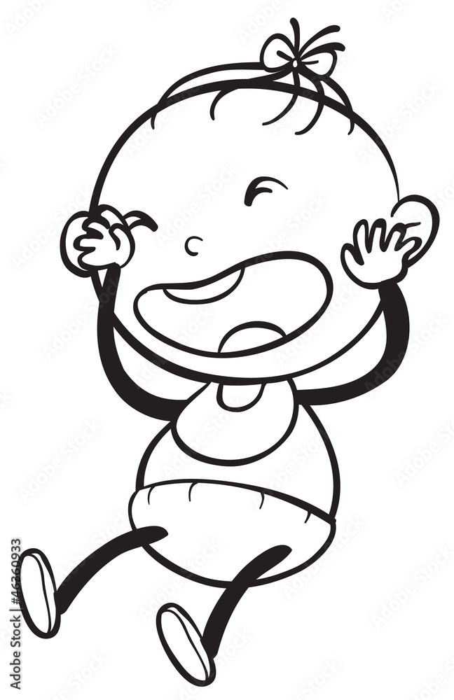 a baby sketch a baby sketch