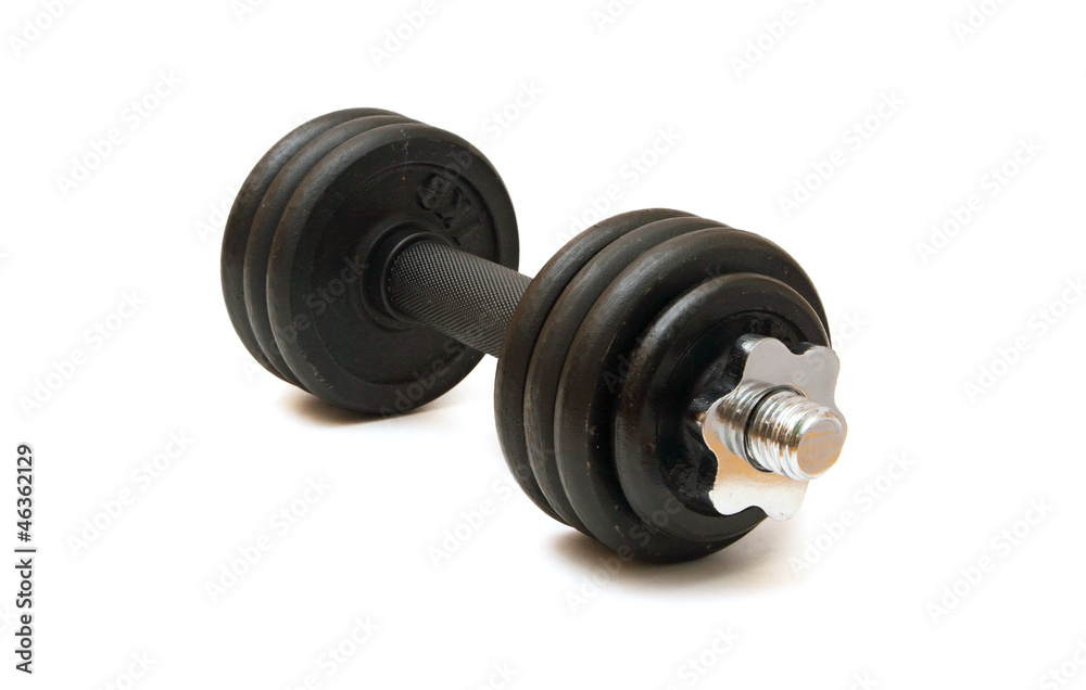 Weights, isolated on white background Weights, isolated on white background