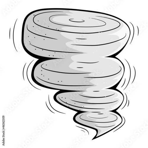 Cartoon tornado. eps10