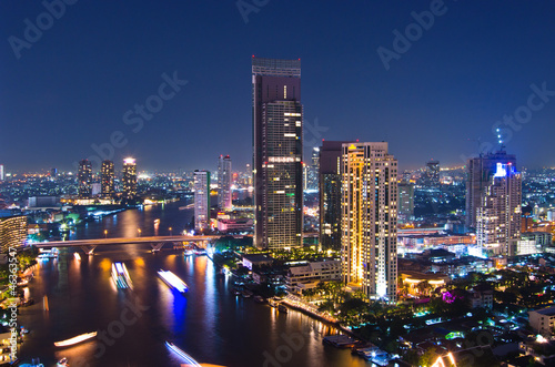 Photography Bangkok cityscape.