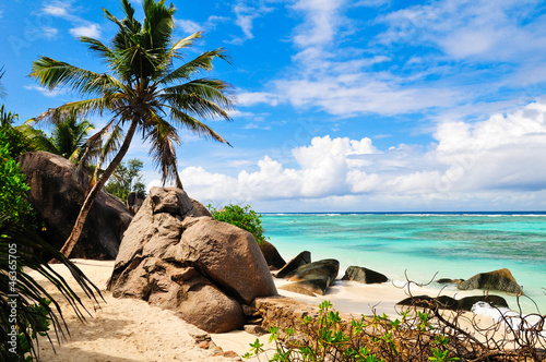 Seascape.Seychelles island
