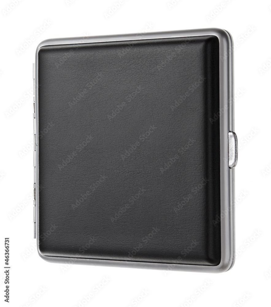 Obraz premium Black leather case