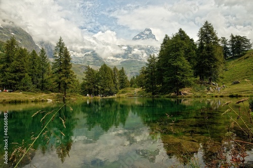 Fototapeta Naklejka Na Ścianę i Meble -  Valle d'Aosta - le lac bleu