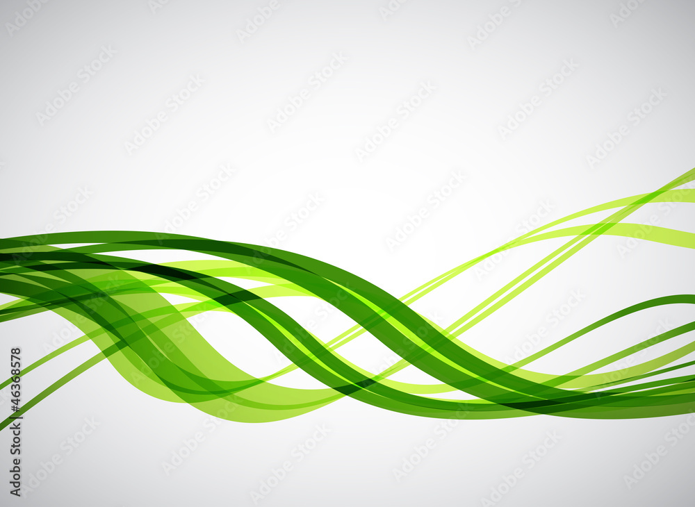Green lines. Abstract vector background Green lines. Abstract vector background