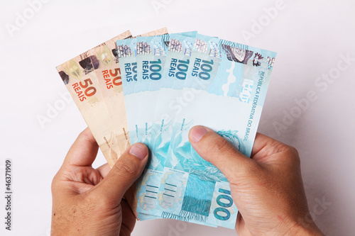 Canvastavla Dinheiro na mão