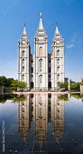 Le Temple mormon, Temple Square, Salt lake City, USA