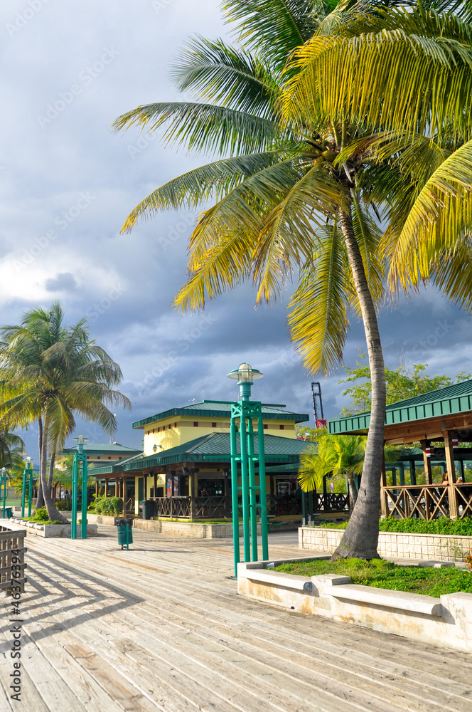 Fototapeta premium Boardwalk at Ponce (Puerto Rico)