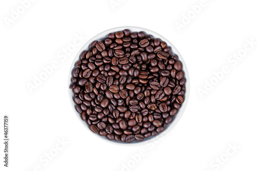 cafe bean on saucer