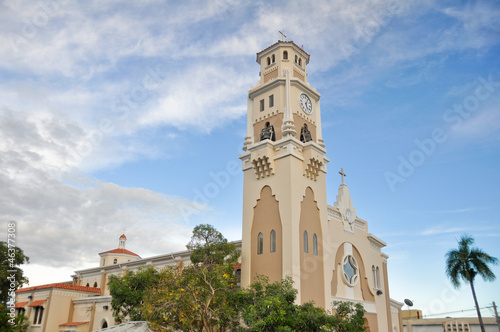 Obraz na płótnie Church Our Lady of the Rosary, Yauco (Puerto Rico) w salonie