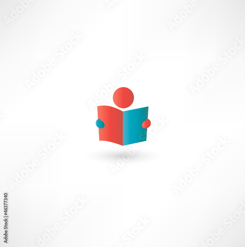 Book Reader Sign Icon