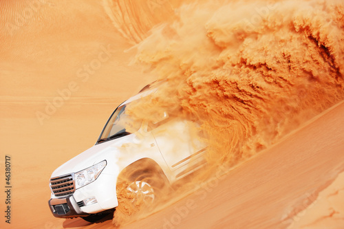 4 by 4 dune bashing is a popular sport of the Arabian desert