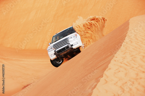 4 by 4 dune bashing is a popular sport of the Arabian desert #46380739