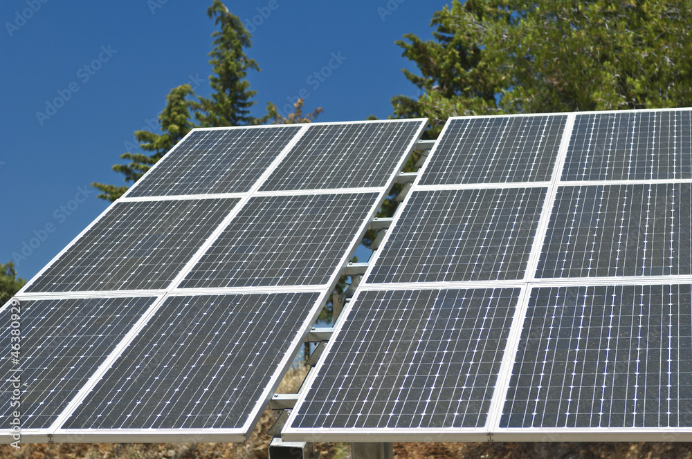 Fototapeta premium Solar power plant