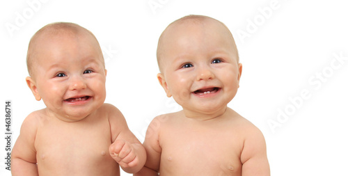 Funny baby girls