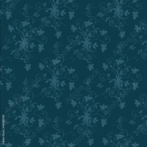 Vintage floral background pattern, vector illustration