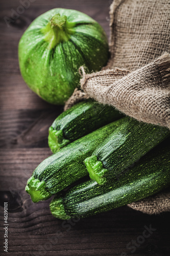 zucchini in sack