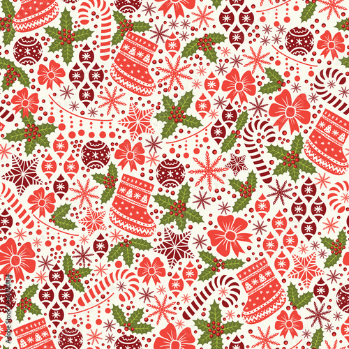 christmas seamless pattern