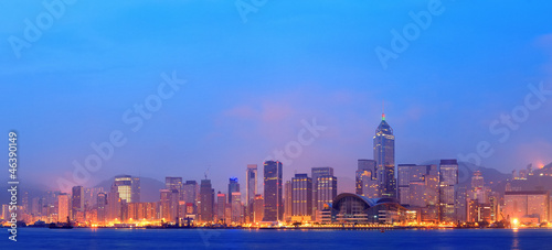 Hong Kong Victoria Harbor panorama © rabbit75_fot