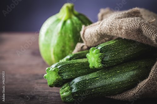 zucchini in sack