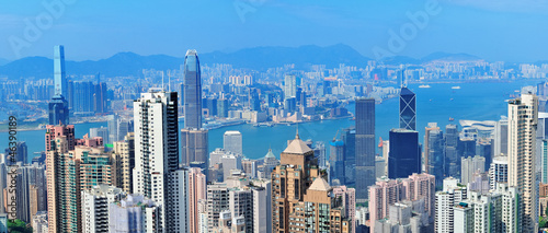 Photography Victoria Harbor aerial view