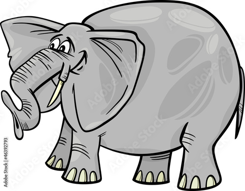 elephant cartoon illustration