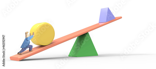 Canvas Print support balance01