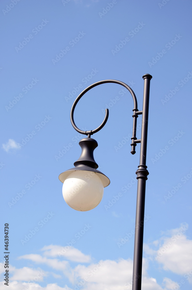 street lamp on sky background street lamp on sky background