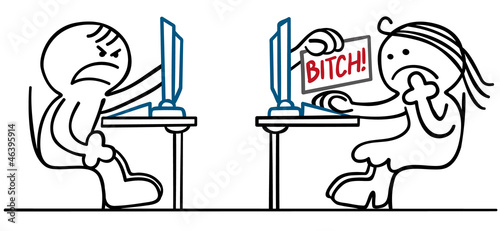 figur cyber-mobbing