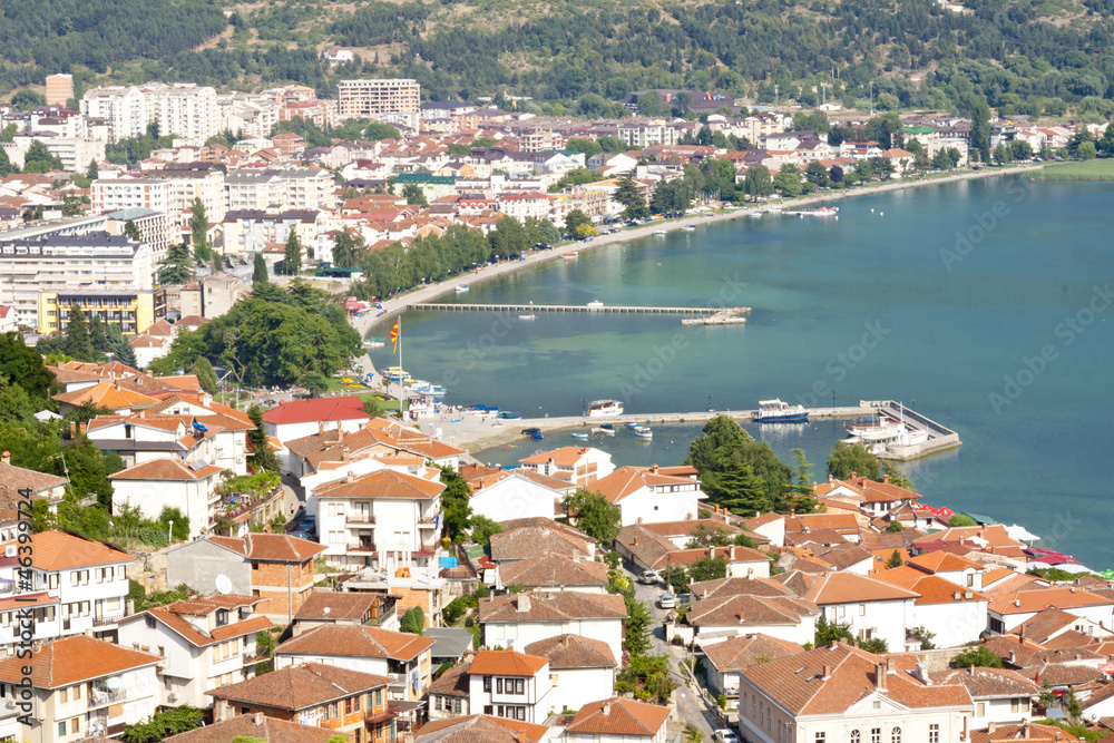 Aerial view on Ohrid