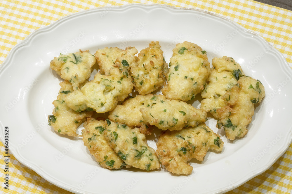 Cod fritters