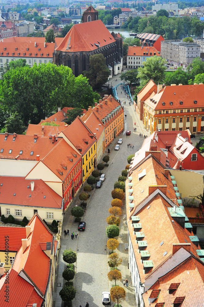 Obraz premium Wroclaw street