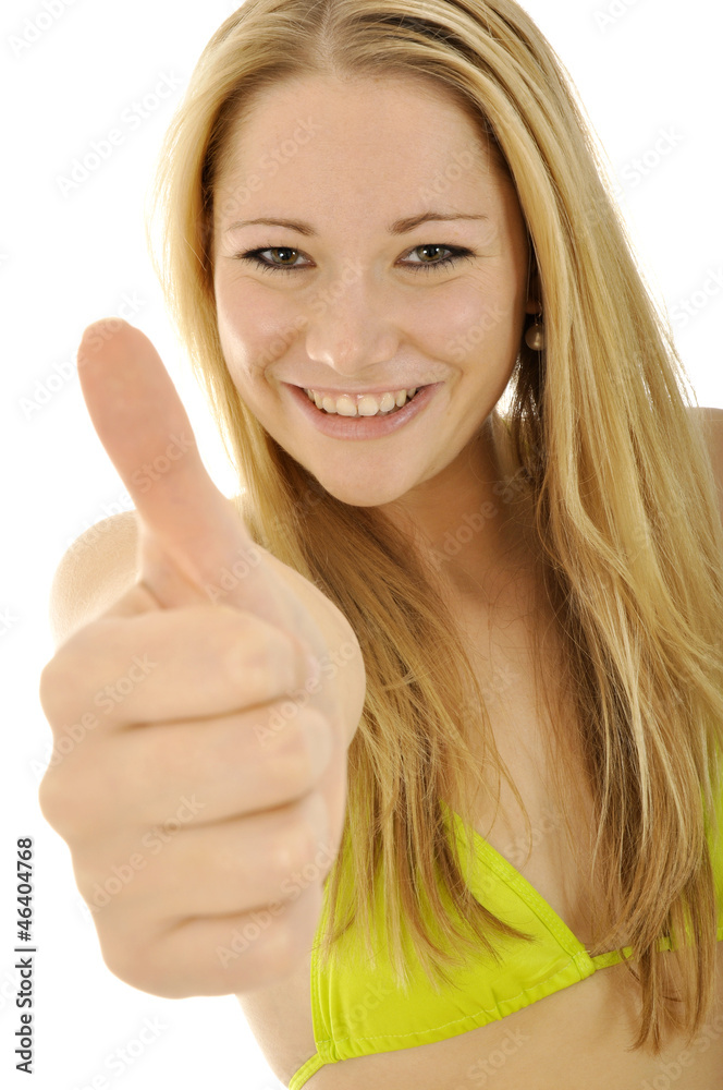 Junge Frau im Bikini Junge Frau im Bikini