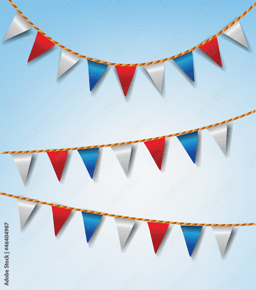 Obraz premium Bunting Flags Collection