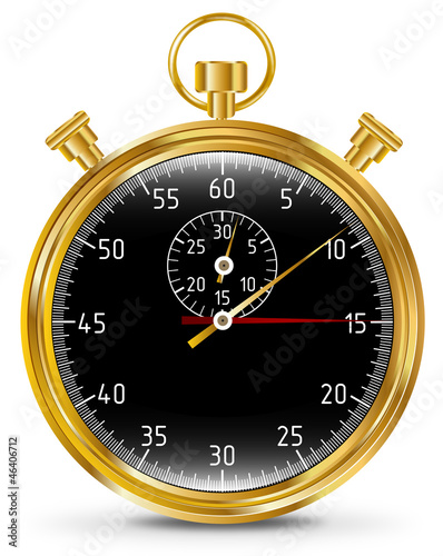 Golden vector stopwatch