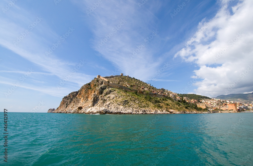 Fototapeta premium Burgberg - Alanya - Türkei