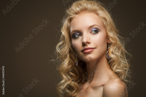 Beautiful young blond woman