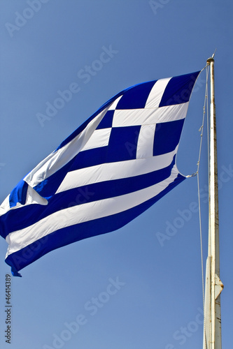 The Greek national flag