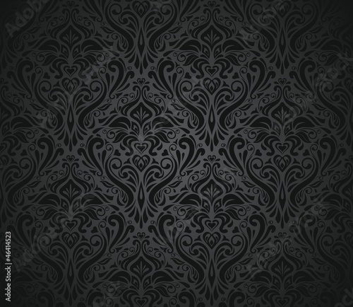 black  vintage wallpaper