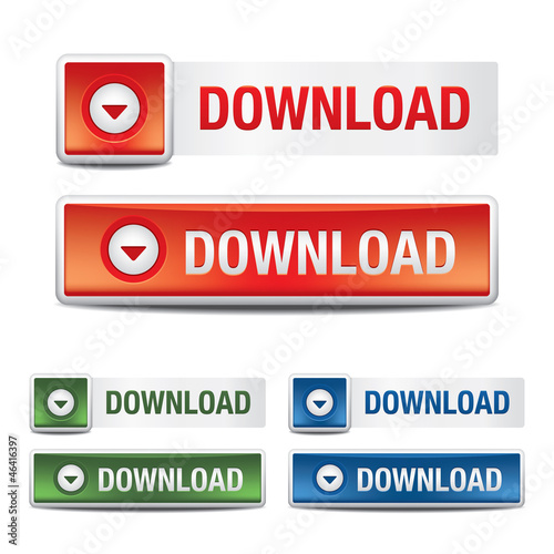 vector website download buttons