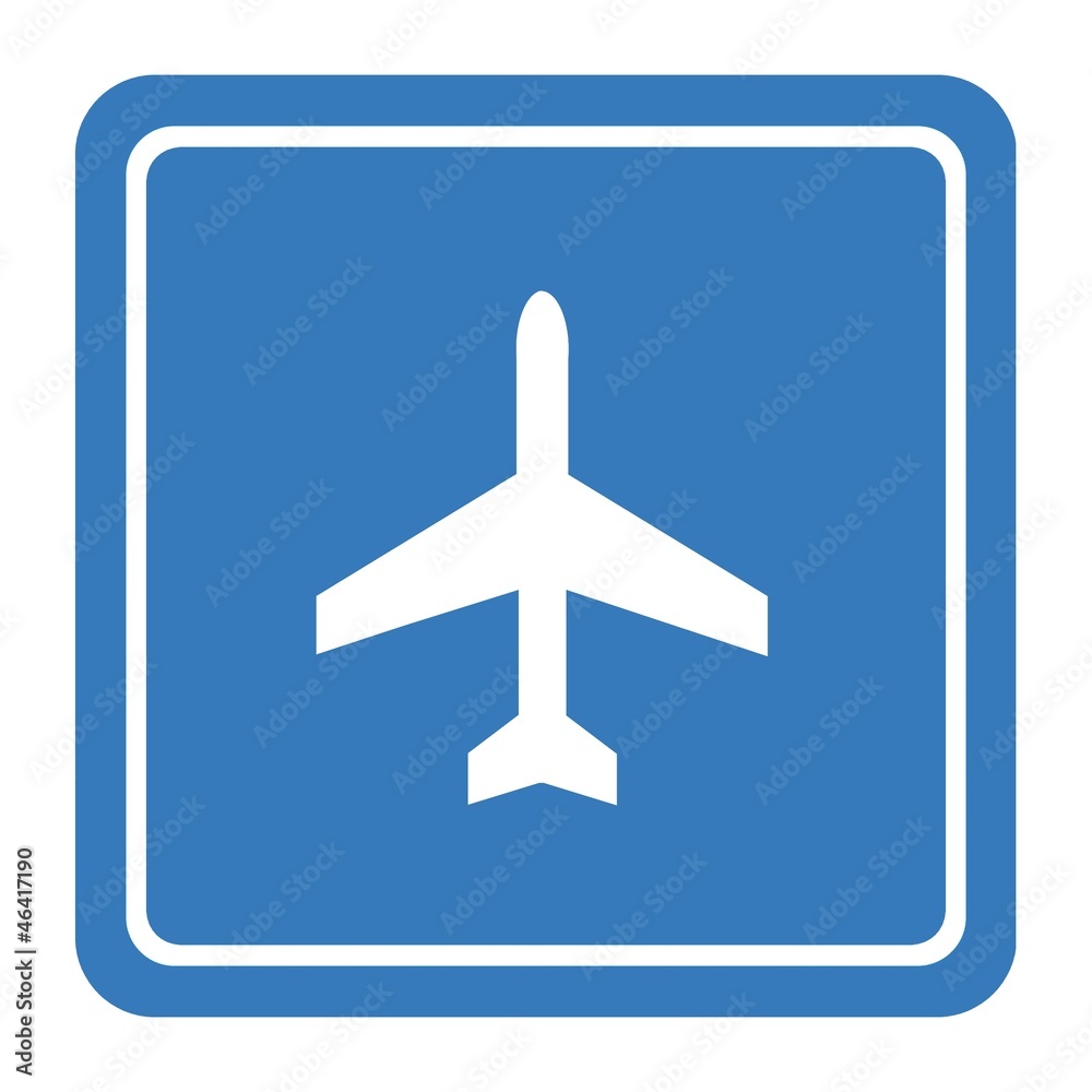 Avion dans un panneau Avion dans un panneau
