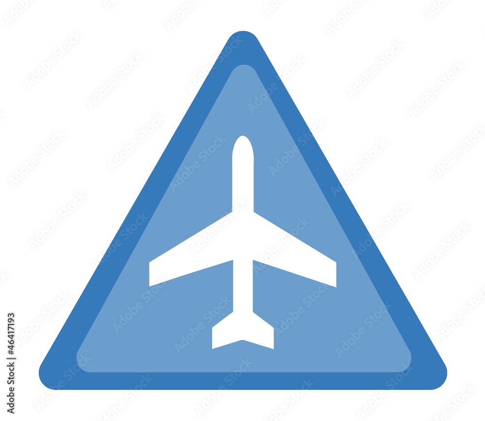 Avion dans un panneau Avion dans un panneau